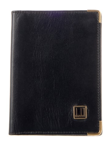 Pre-owned Dunhill Leather Bifold Wallet In Black
