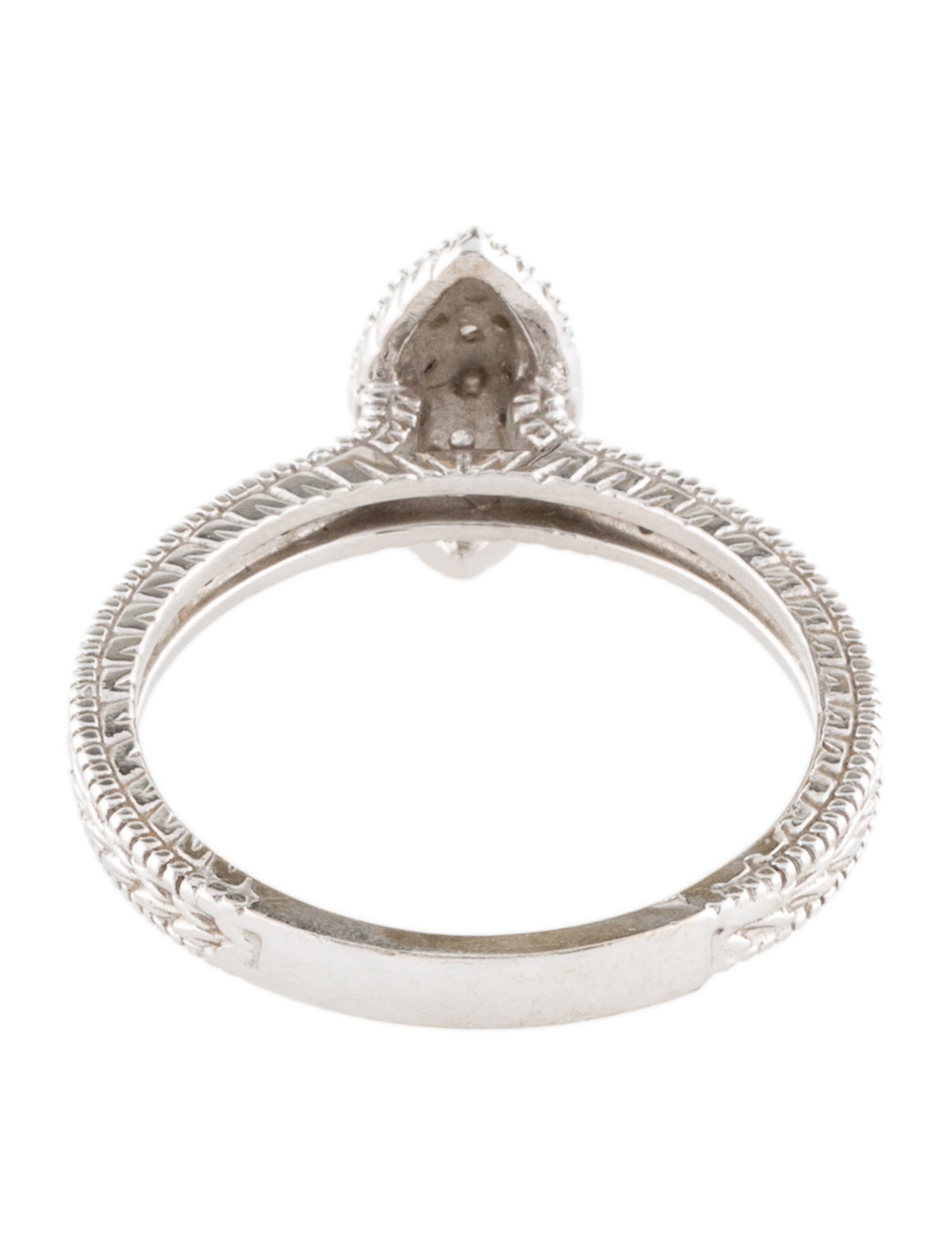 David Morris 14K Diamond Cocktail Ring