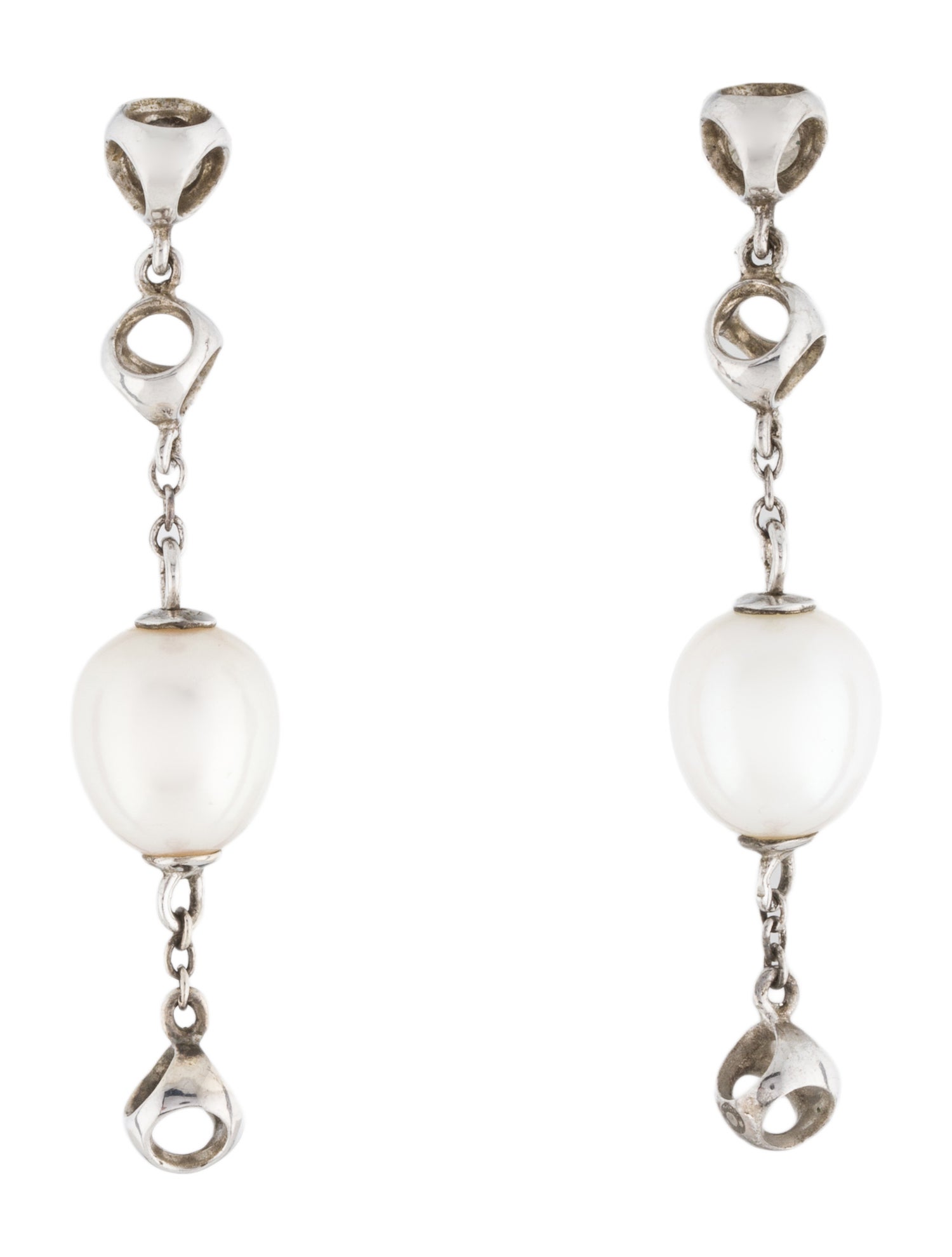 Di Modolo Pearl Chain Drop Earrings