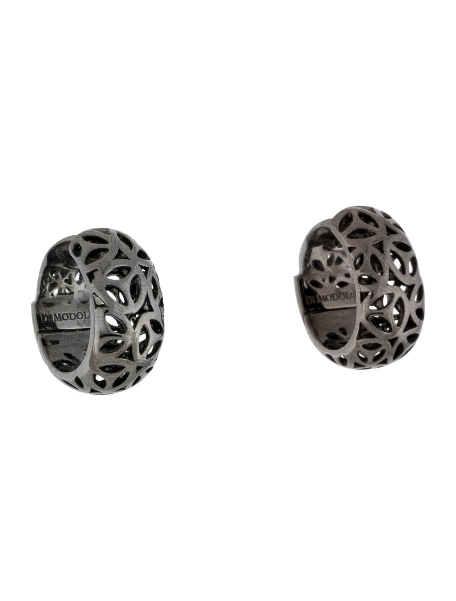 Di Modolo Sahara Black Rhodium Huggie Earrings