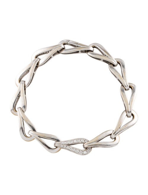 Di Modolo 18K Diamond Fiamma Link Bracelet