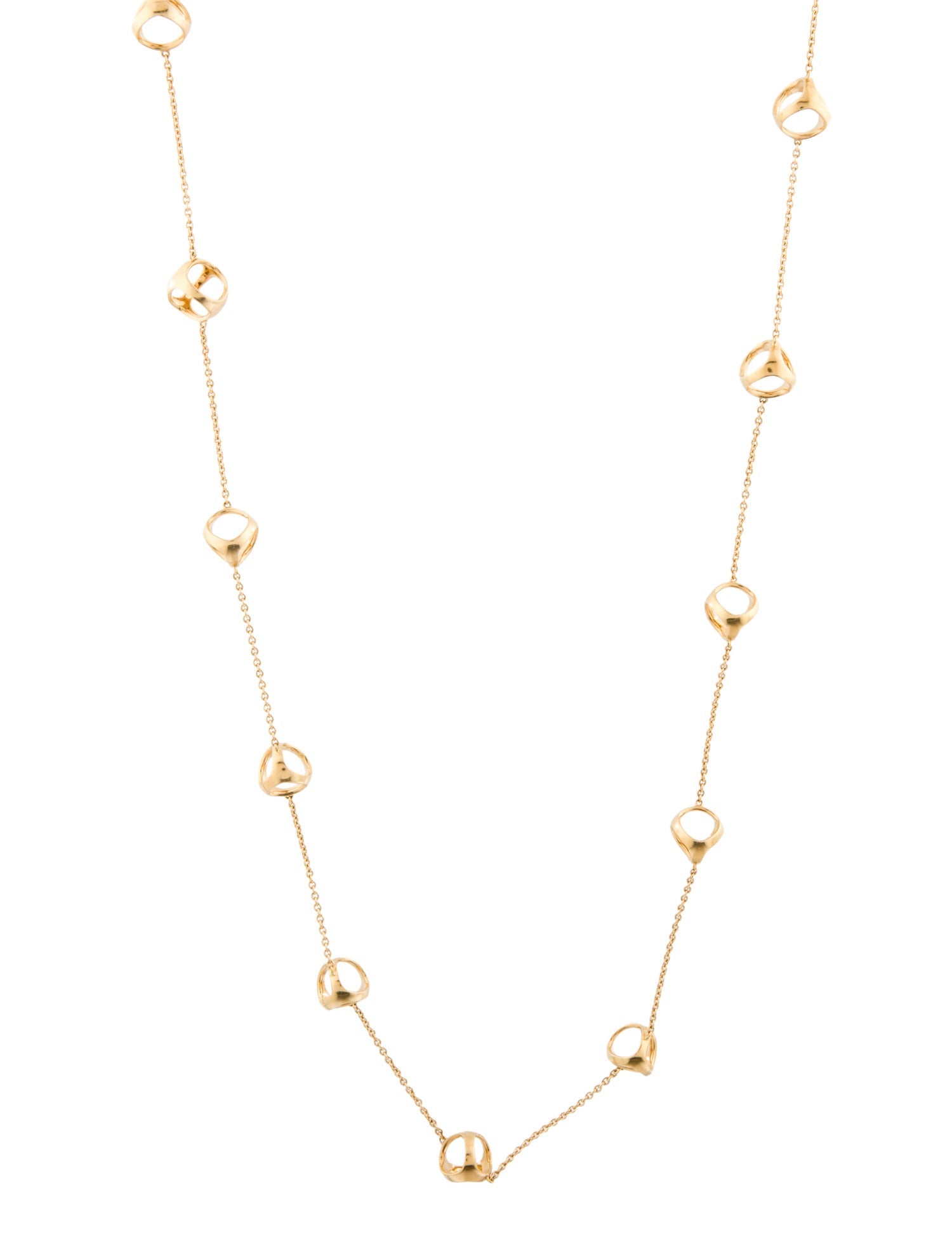 Di Modolo 18K Triadra Station Necklace