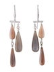Donna Vock Diamond & Moonstone Drop Earrings