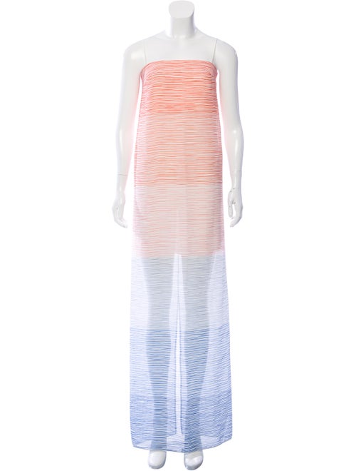 Dion Lee Sleeveless Maxi Dress Blue