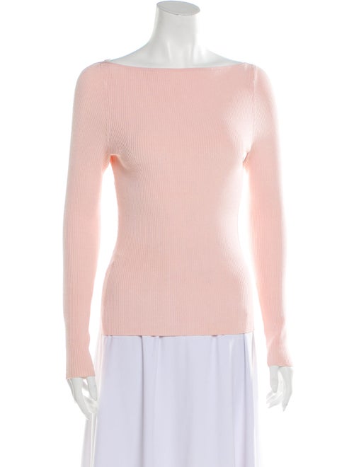 Dion Lee Bateau Neckline Sweater Pink
