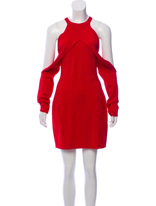Dion Lee Knit Cold-Shoulder Dress