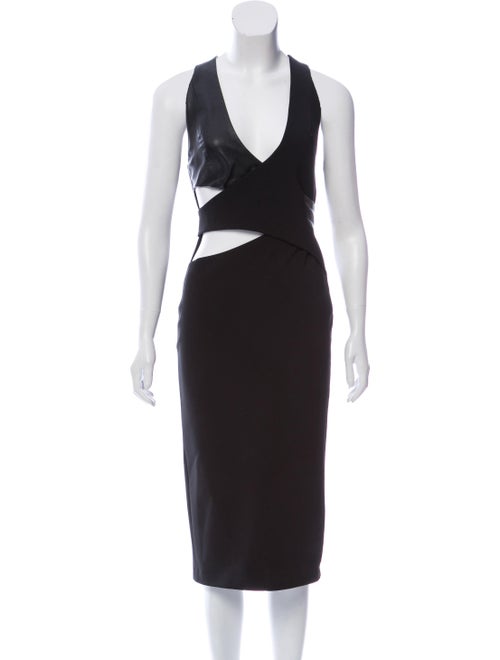 Dion Lee Midi Cocktail Dress Black