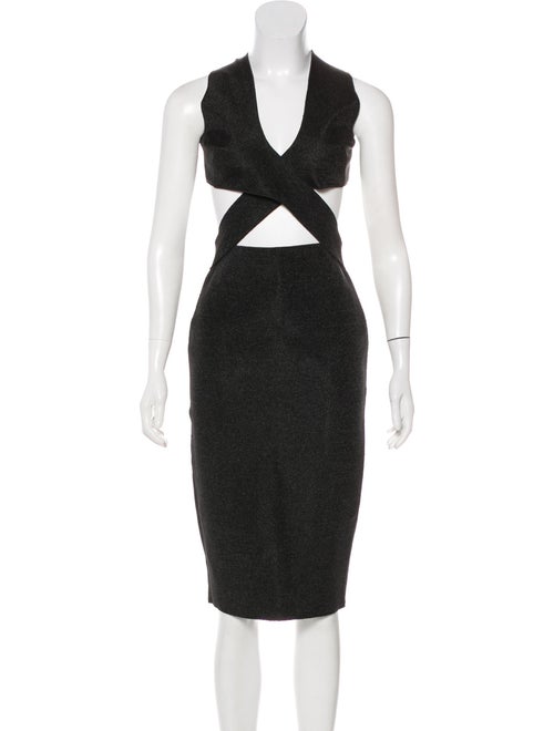Dion Lee Cutout Sheath Dress Black