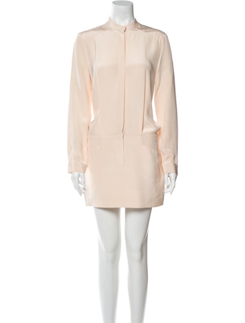 Dion Lee Silk Mini Dress Pink