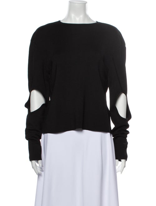 Dion Lee Crew Neck Sweater Black