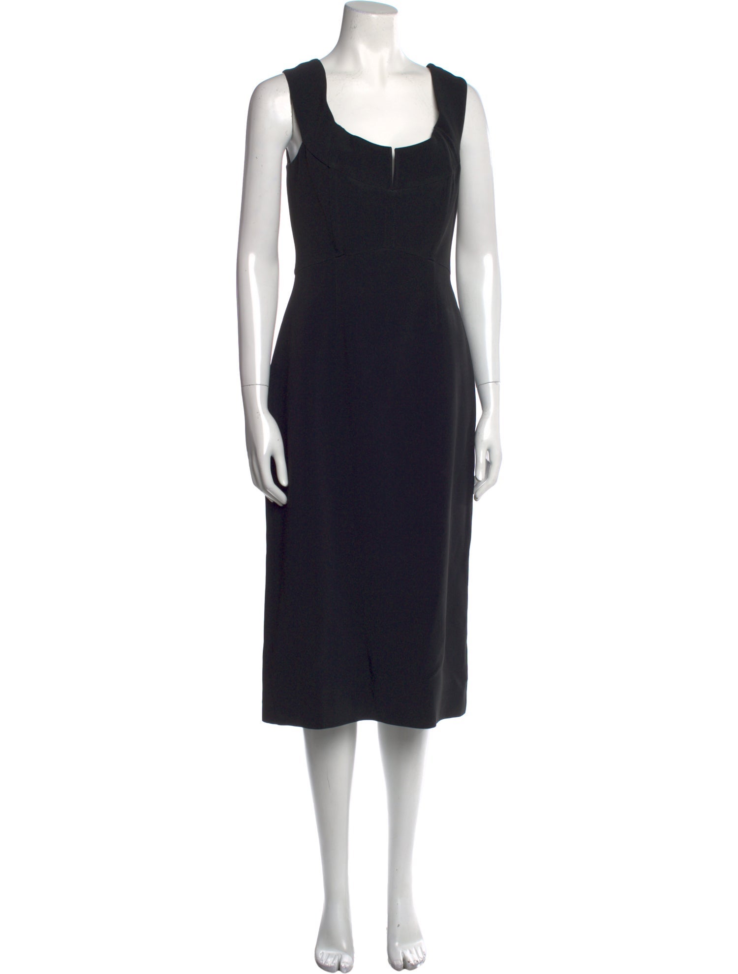Dion Lee Scoop Neck Midi Length Dress