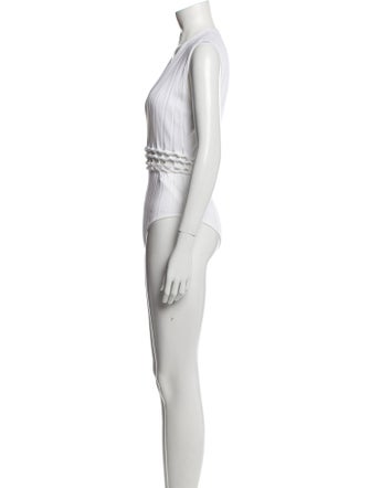 Dion Lee V-Neck Sleeveless Bodysuit