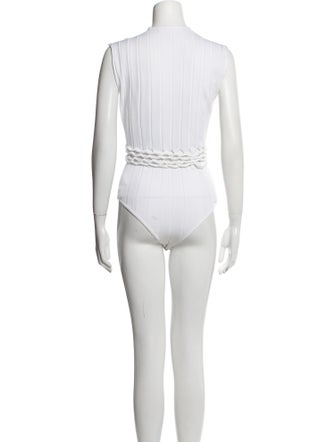 Dion Lee V-Neck Sleeveless Bodysuit