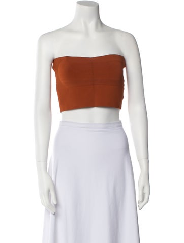 Dion Lee Tops Strapless Crop Top Us6, Uk10 | M