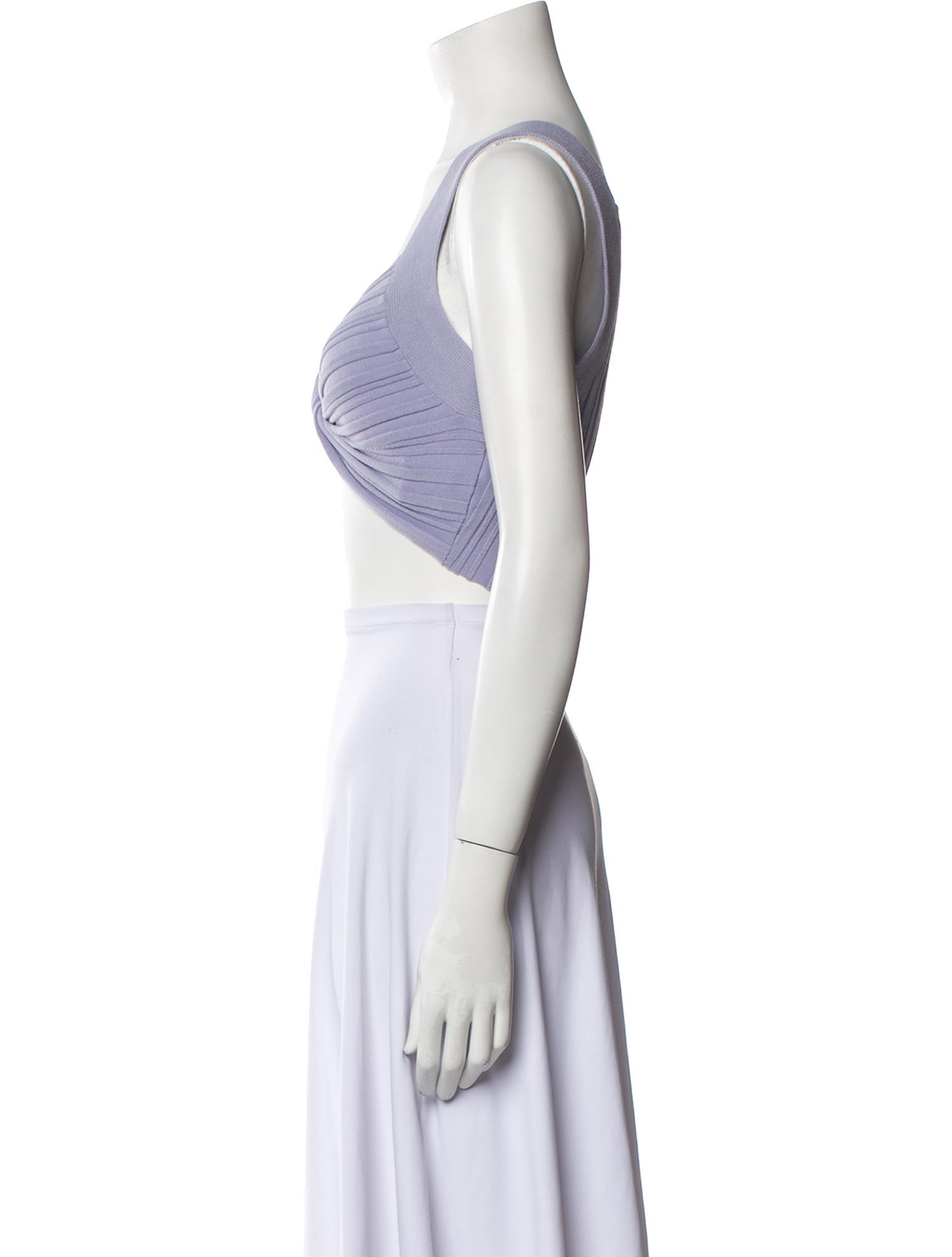 Dion Lee V-Neck Sleeveless Crop Top w/ Tags