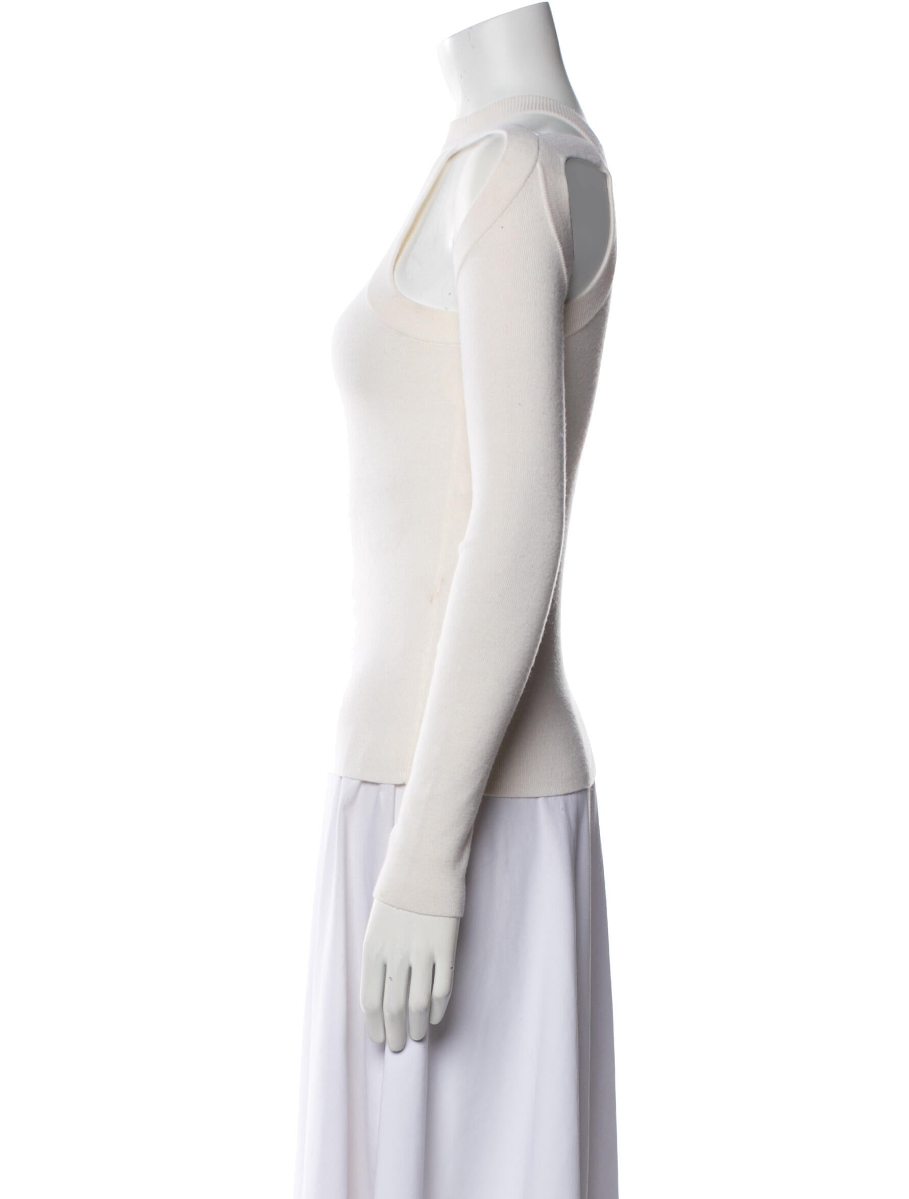 Dion Lee Merino Wool Crew Neck Sweater