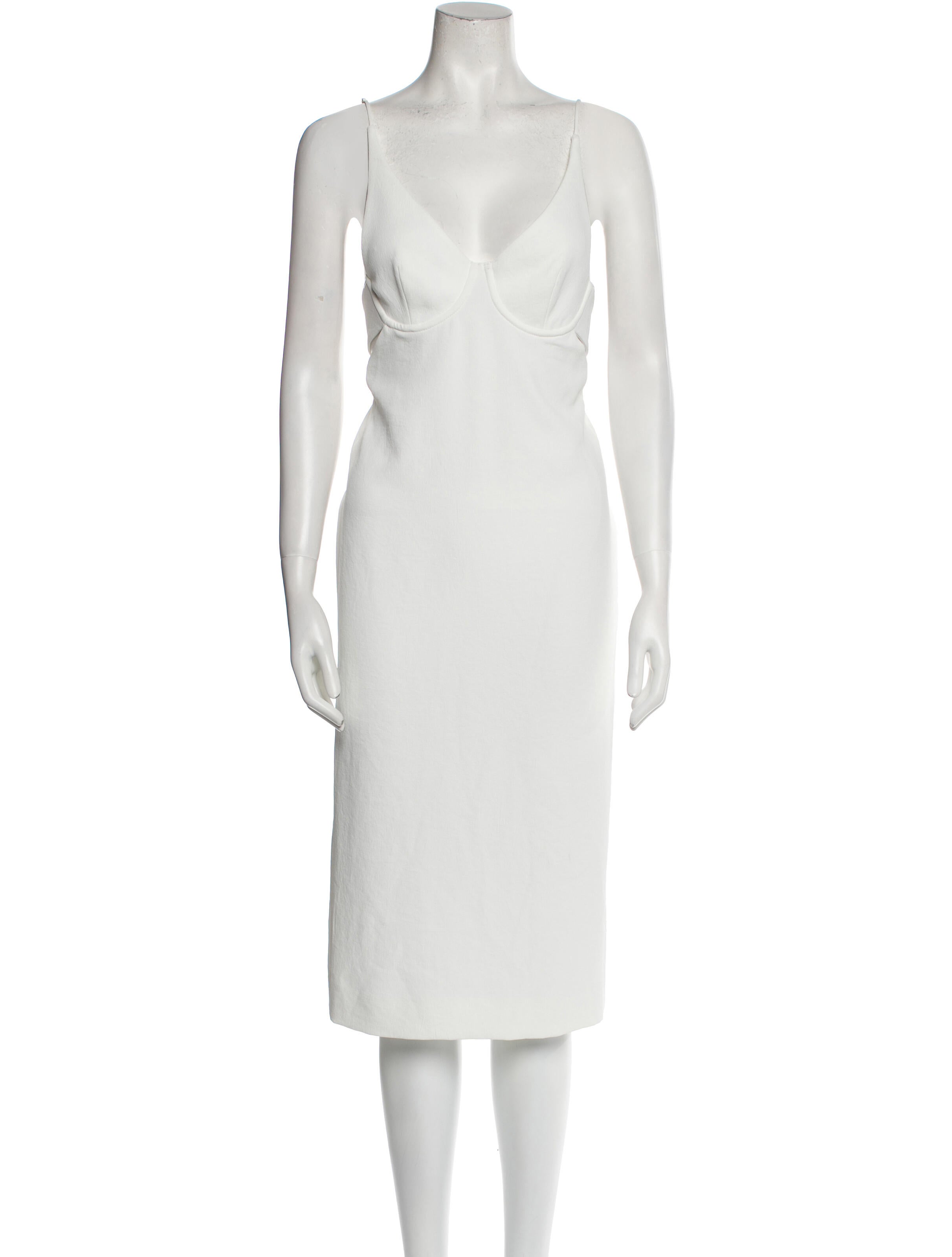 Dion Lee Scoop Neck Midi Length Dress