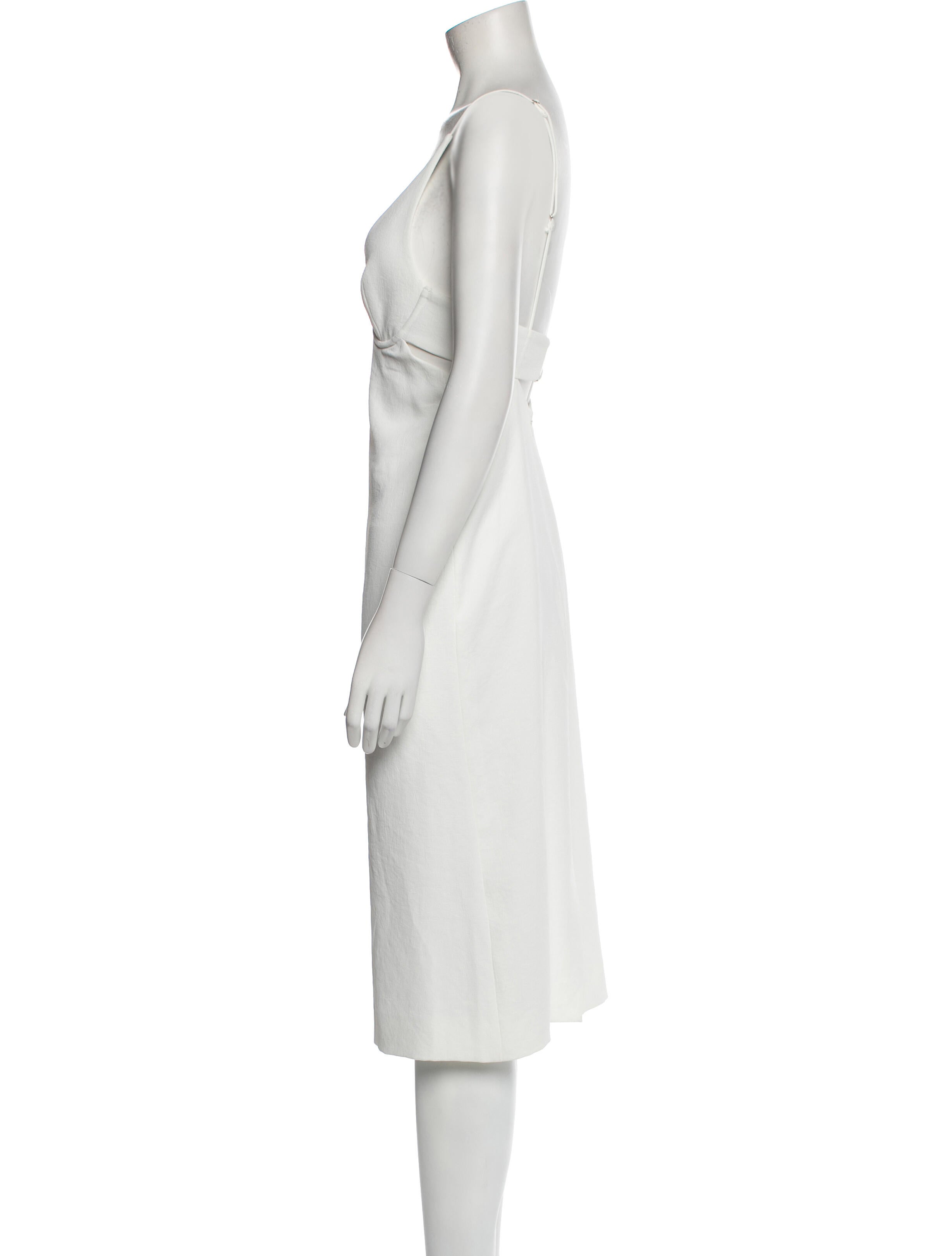 Dion Lee Scoop Neck Midi Length Dress