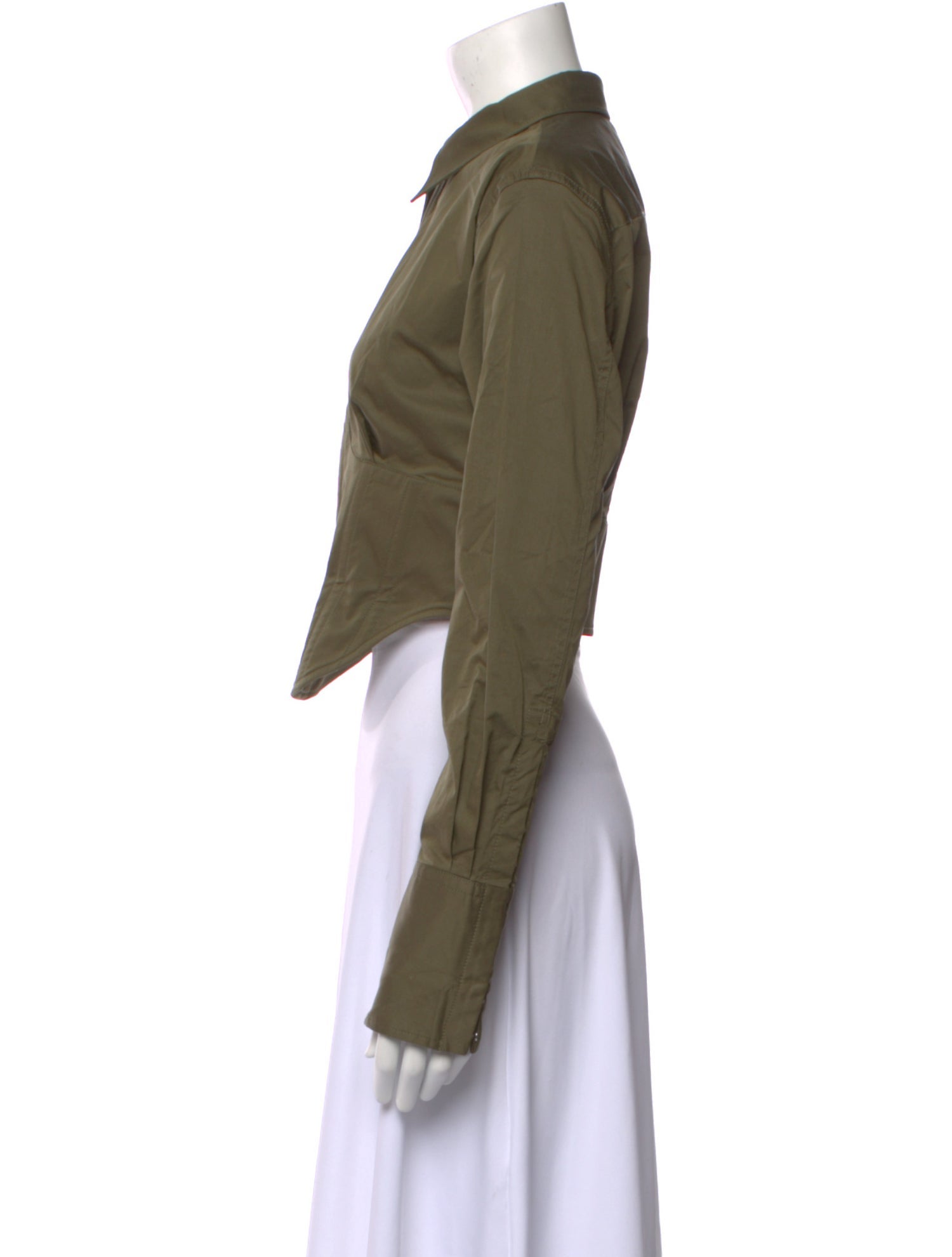 Dion Lee Long Sleeve Crop Top