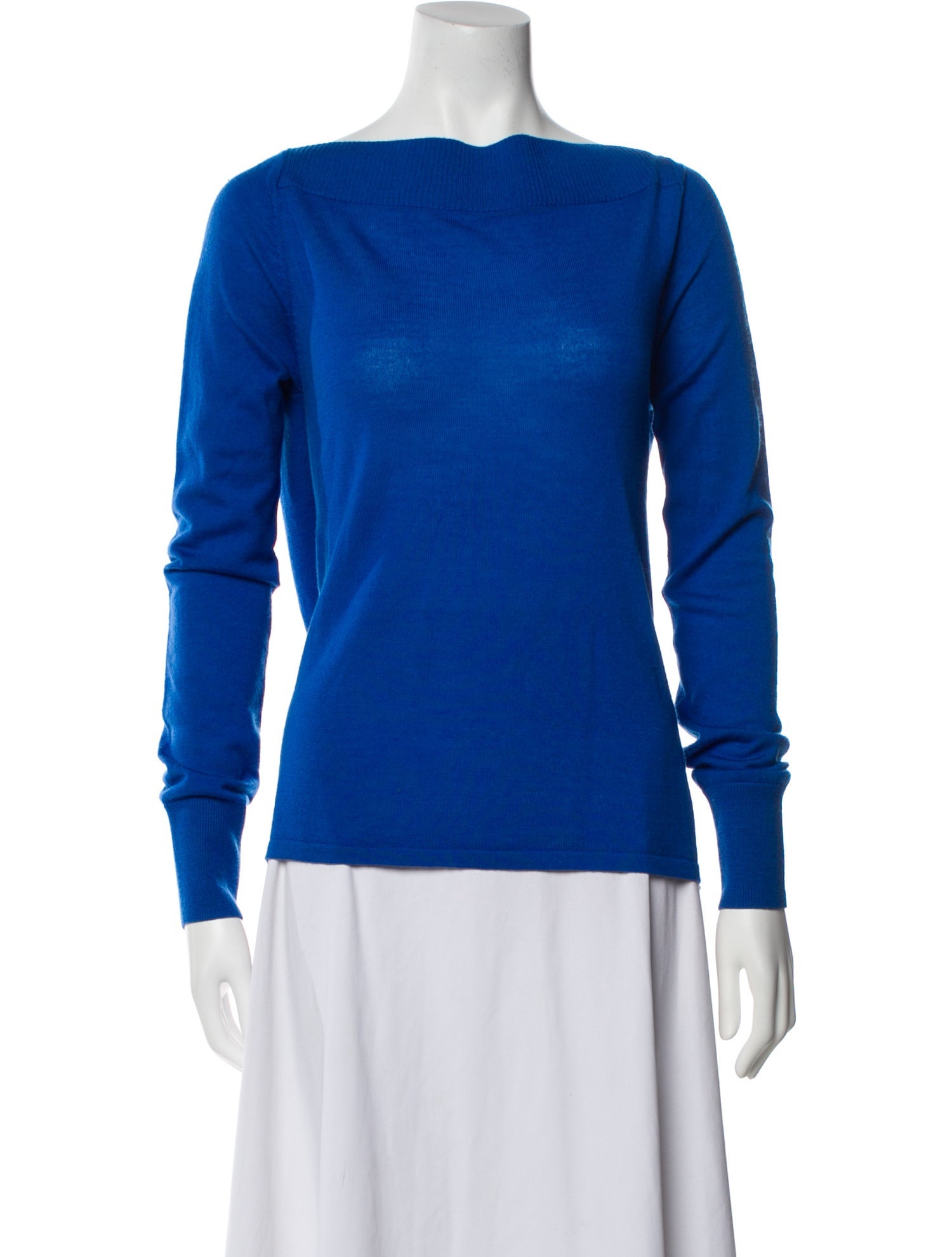 Dion Lee Merino Wool Bateau Neckline Sweater