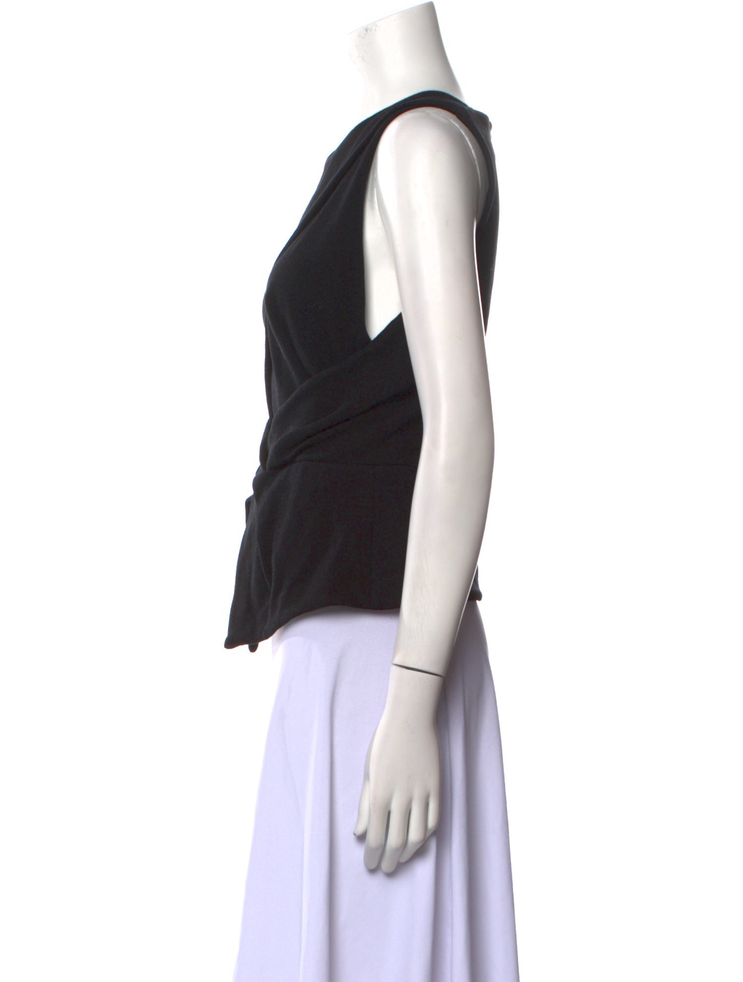 Dion Lee Scoop Neck Sleeveless Crop Top