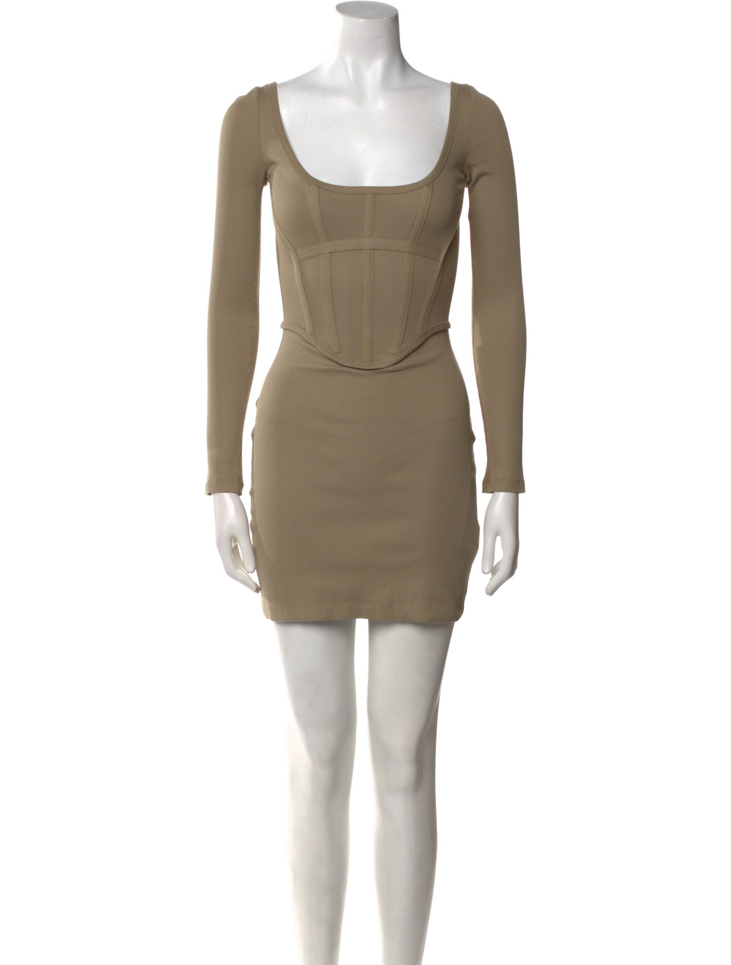 Dion Lee Scoop Neck Mini Dress