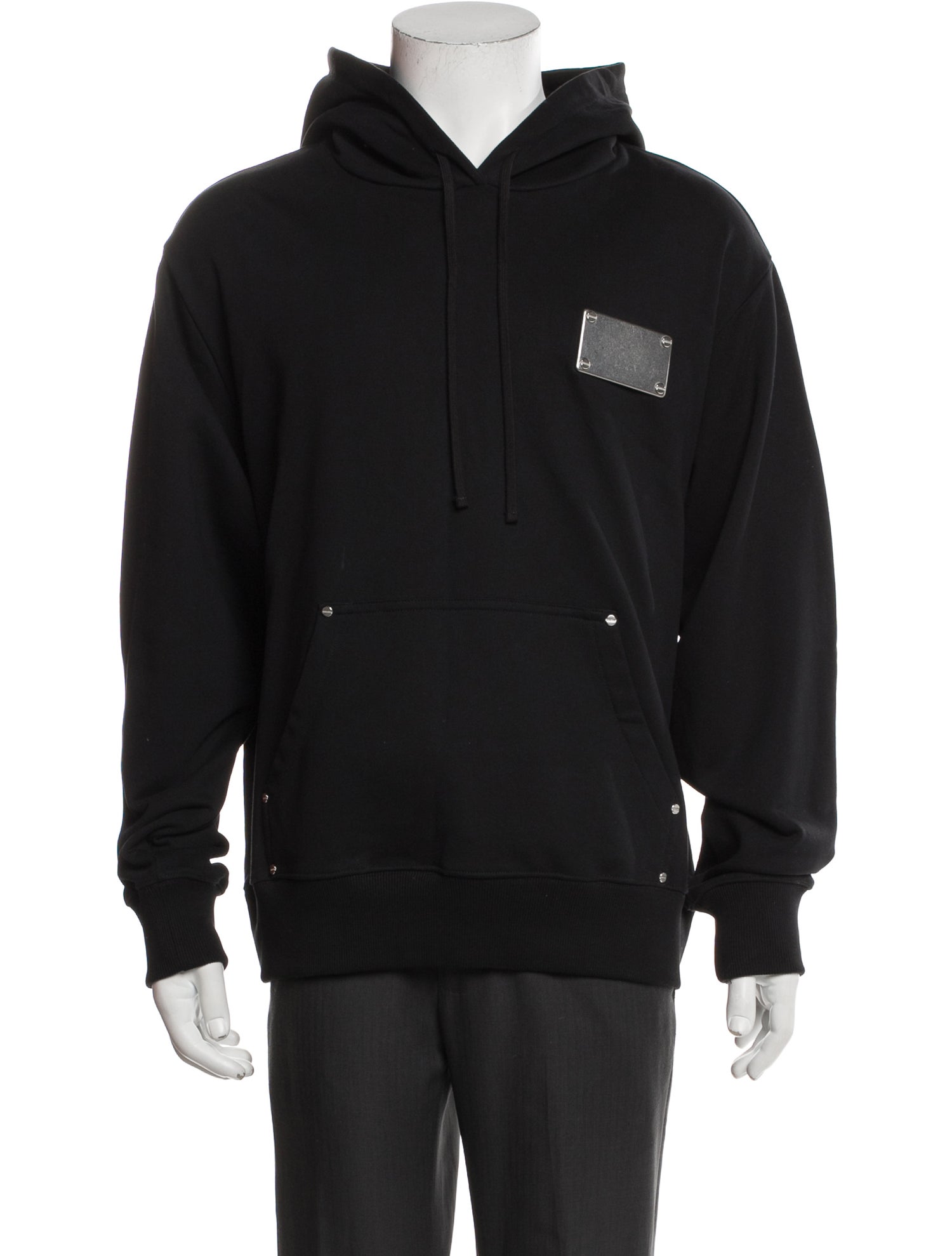 Dion Lee Graphic Print Mock Neck Hoodie