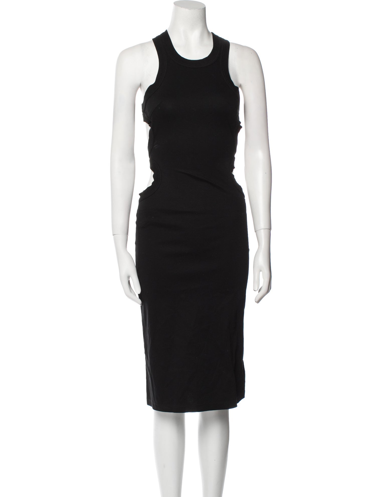 Dion Lee Scoop Neck Midi Length Dress