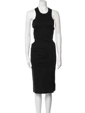 Dion Lee Scoop Neck Midi Length Dress