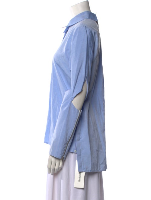 Dion Lee Long Sleeve Button-Up Top