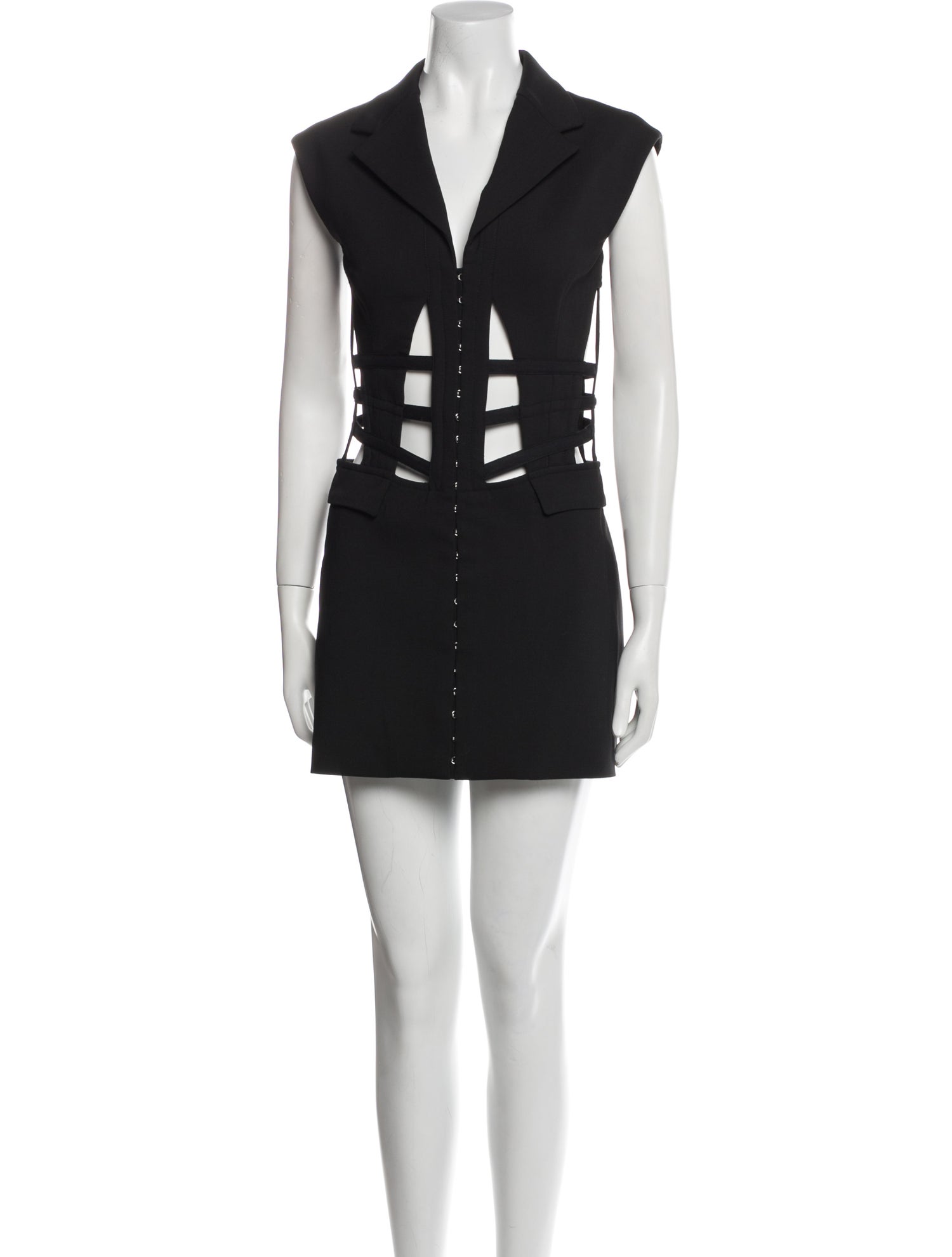 Dion Lee V-Neck Mini Dress