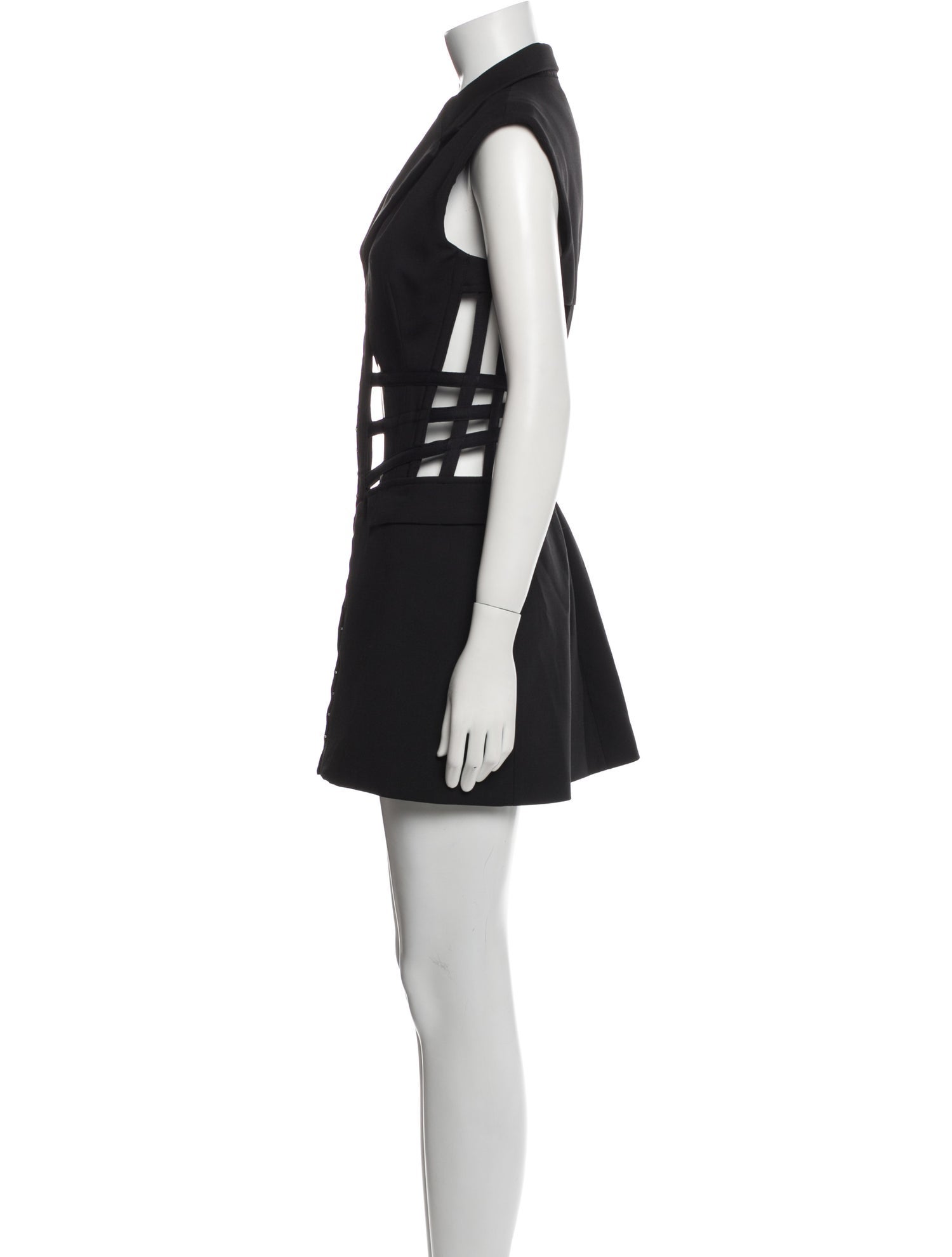 Dion Lee V-Neck Mini Dress