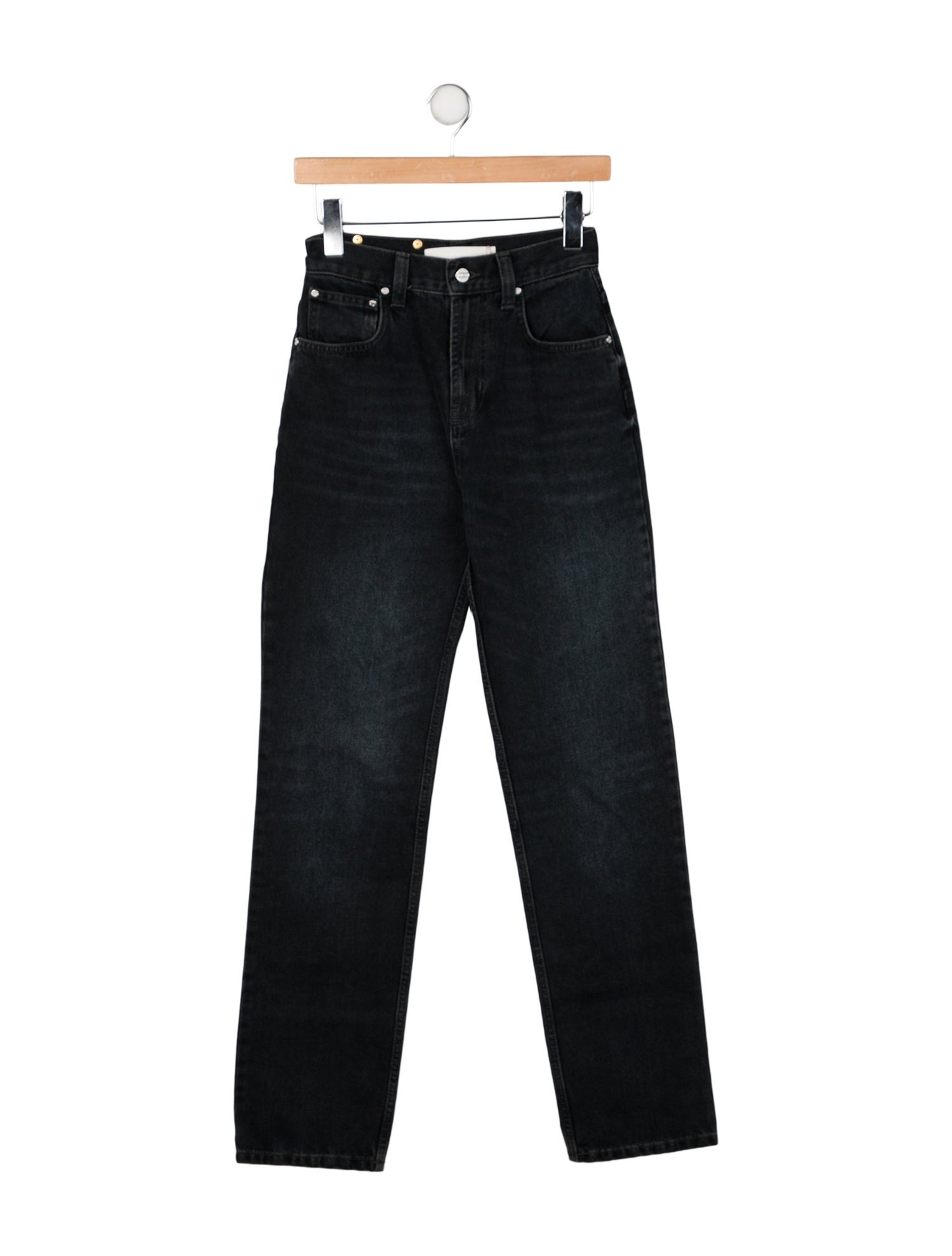 Dion Lee High-Rise Straight Leg Jeans