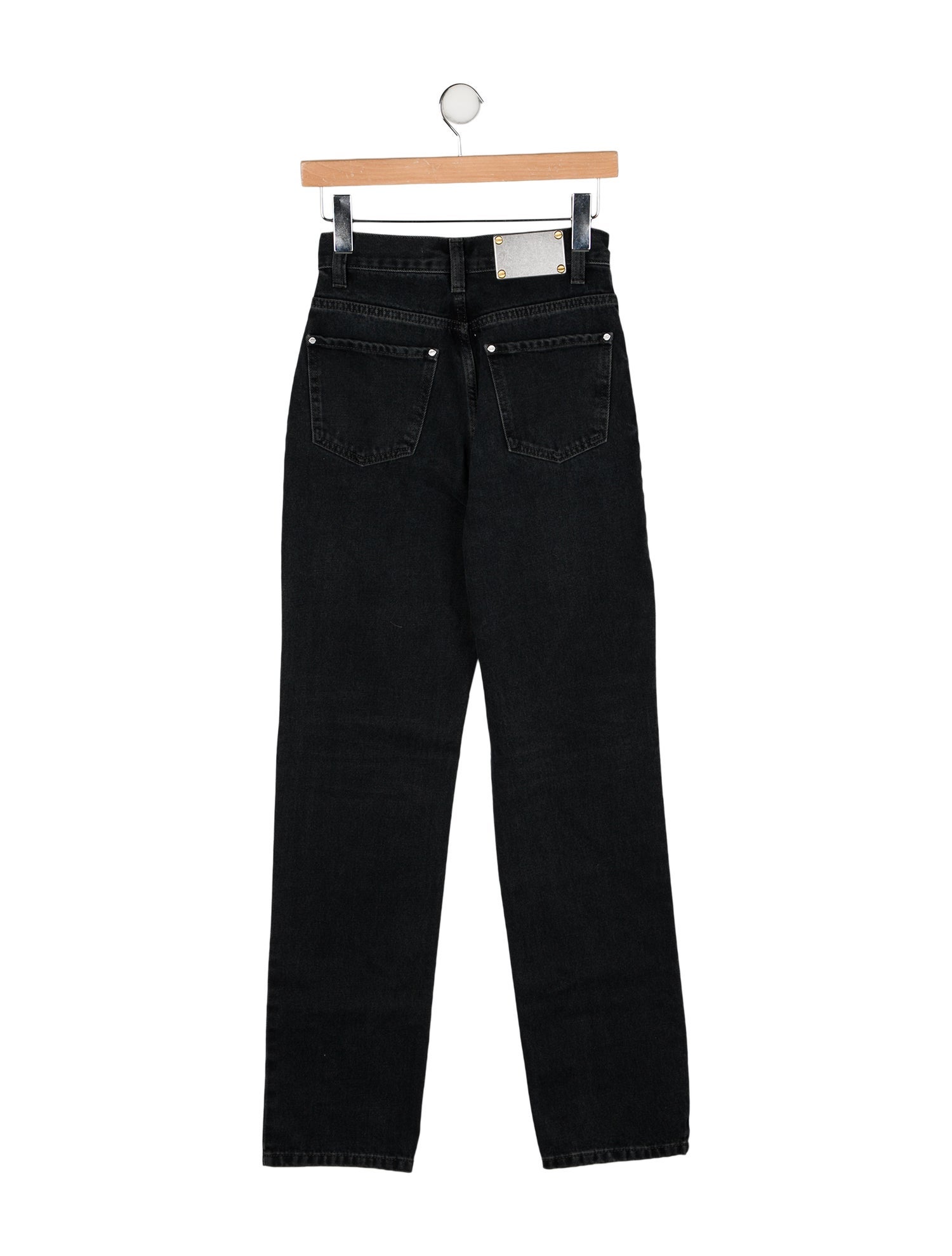 Dion Lee High-Rise Straight Leg Jeans