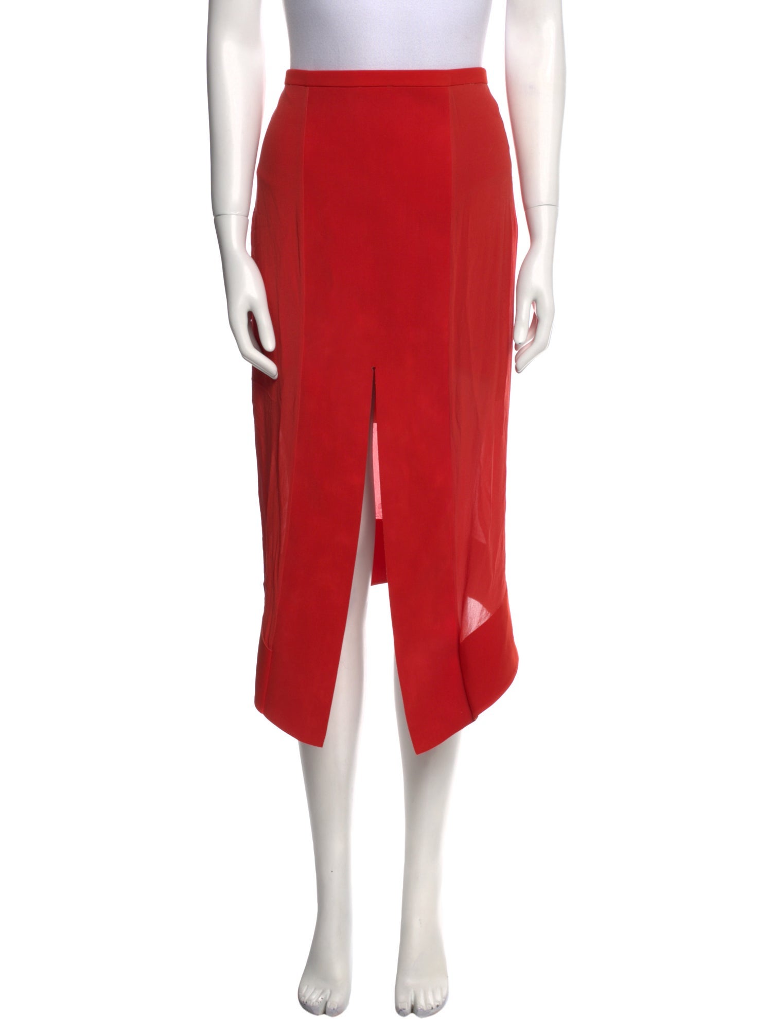 Dion Lee Silk Midi Length Skirt