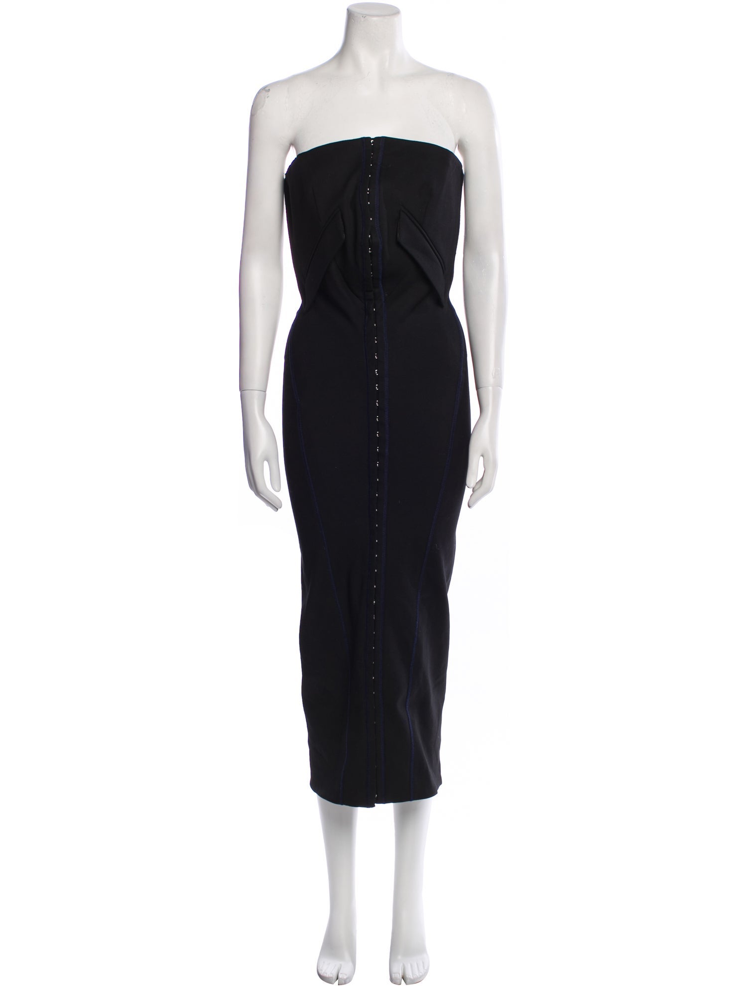 Dion Lee Strapless Midi Length Dress
