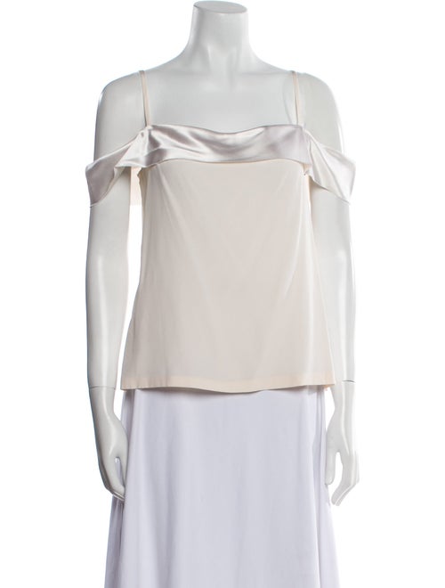 Dion Lee Silk Square Neckline Blouse