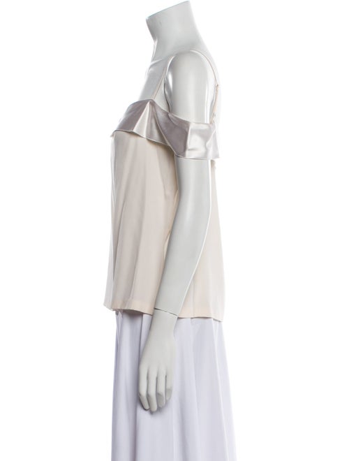 Dion Lee Silk Square Neckline Blouse