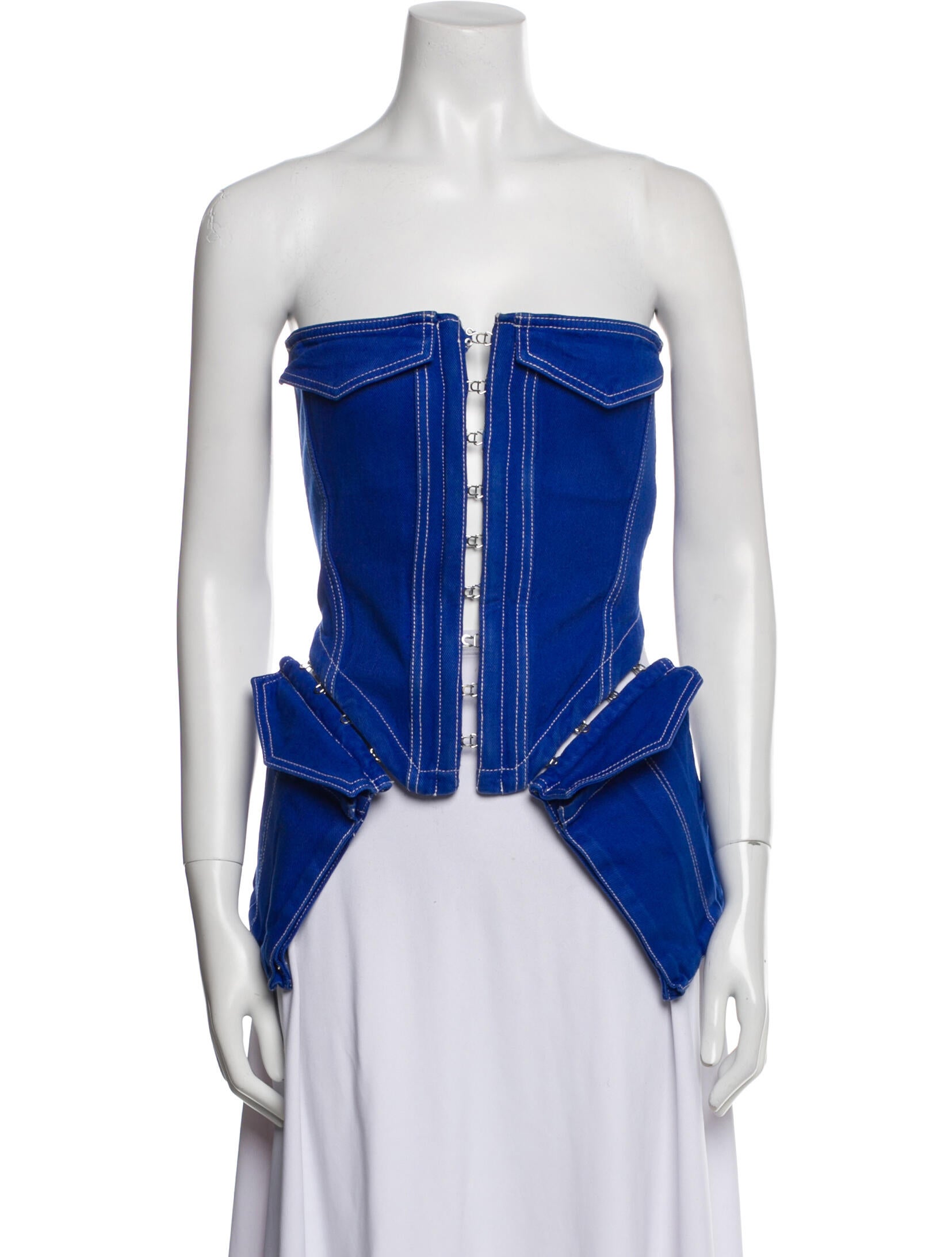 Dion Lee Strapless Crop Top