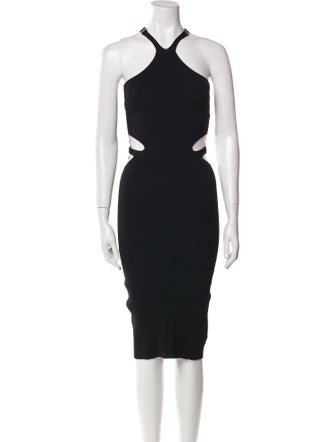 Dion Lee Halterneck Knee-Length Dress