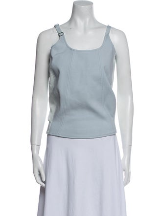Dion Lee Square Neckline Sleeveless Top