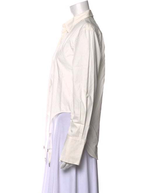 Dion Lee Long Sleeve Button-Up Top