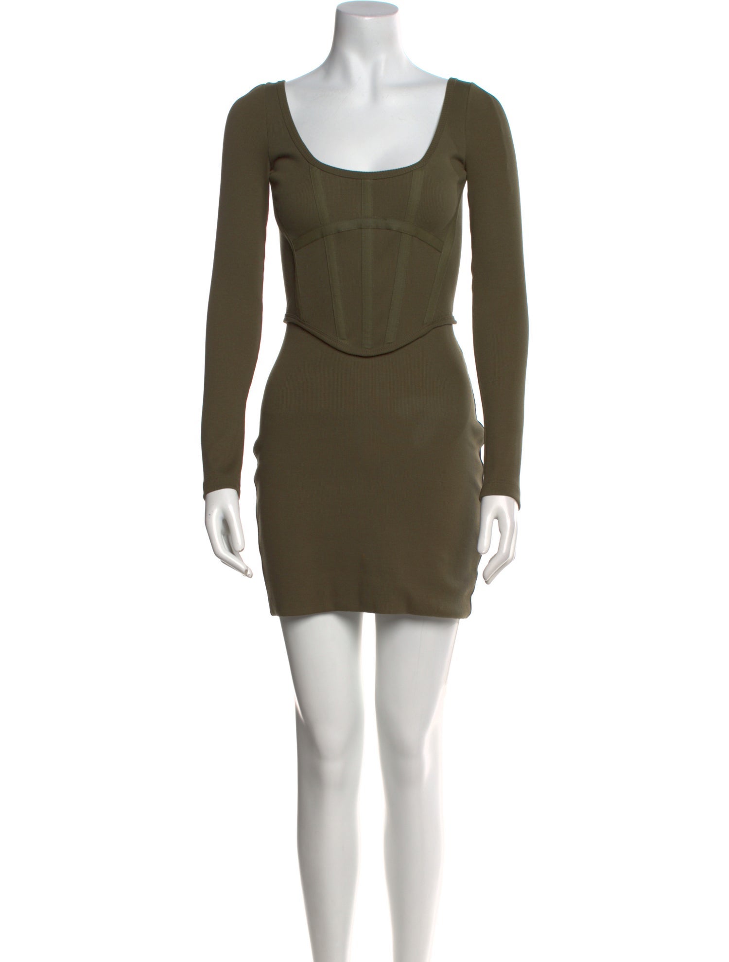 Dion Lee Scoop Neck Mini Dress