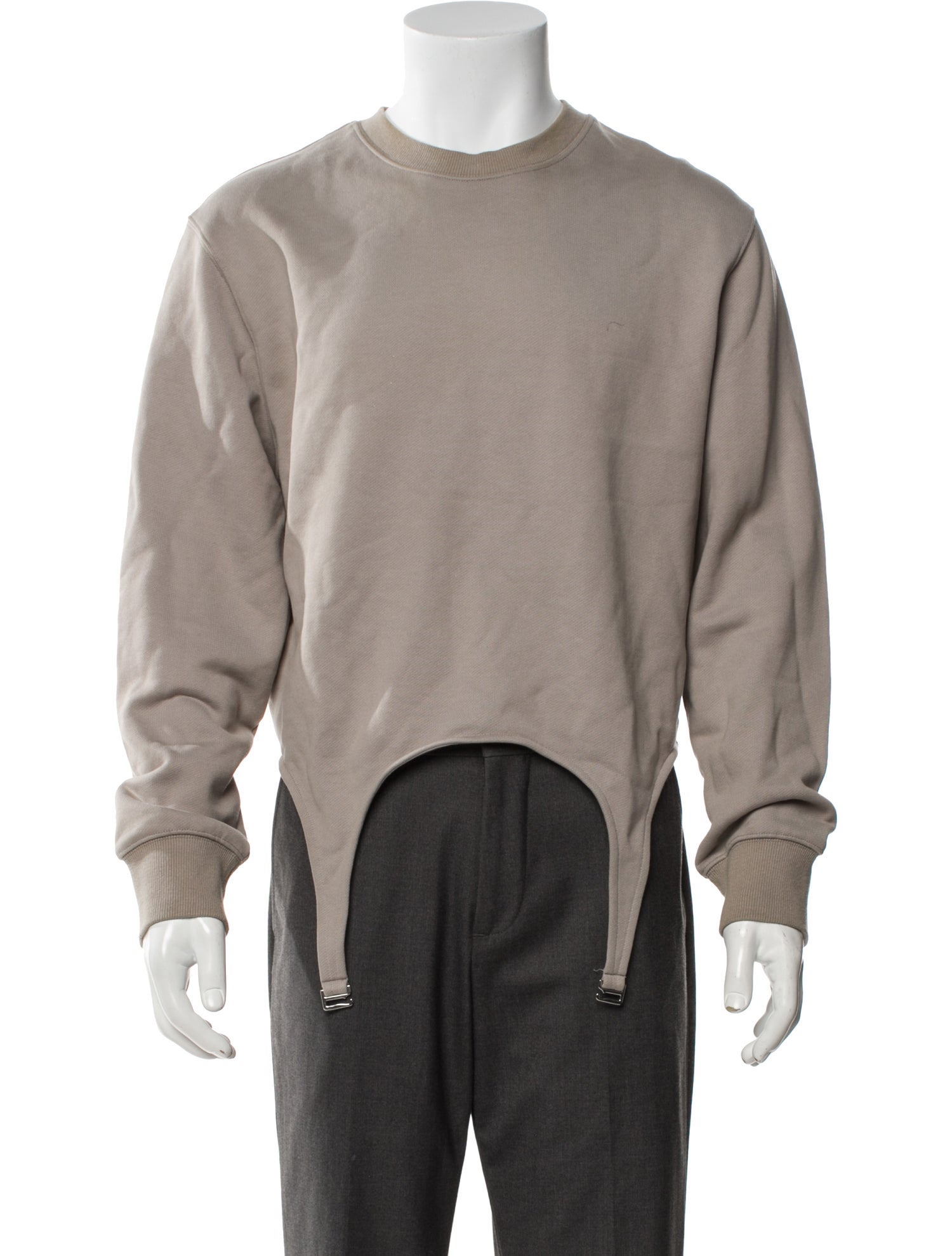 Dion Lee Crew Neck Long Sleeve Sweatshirt