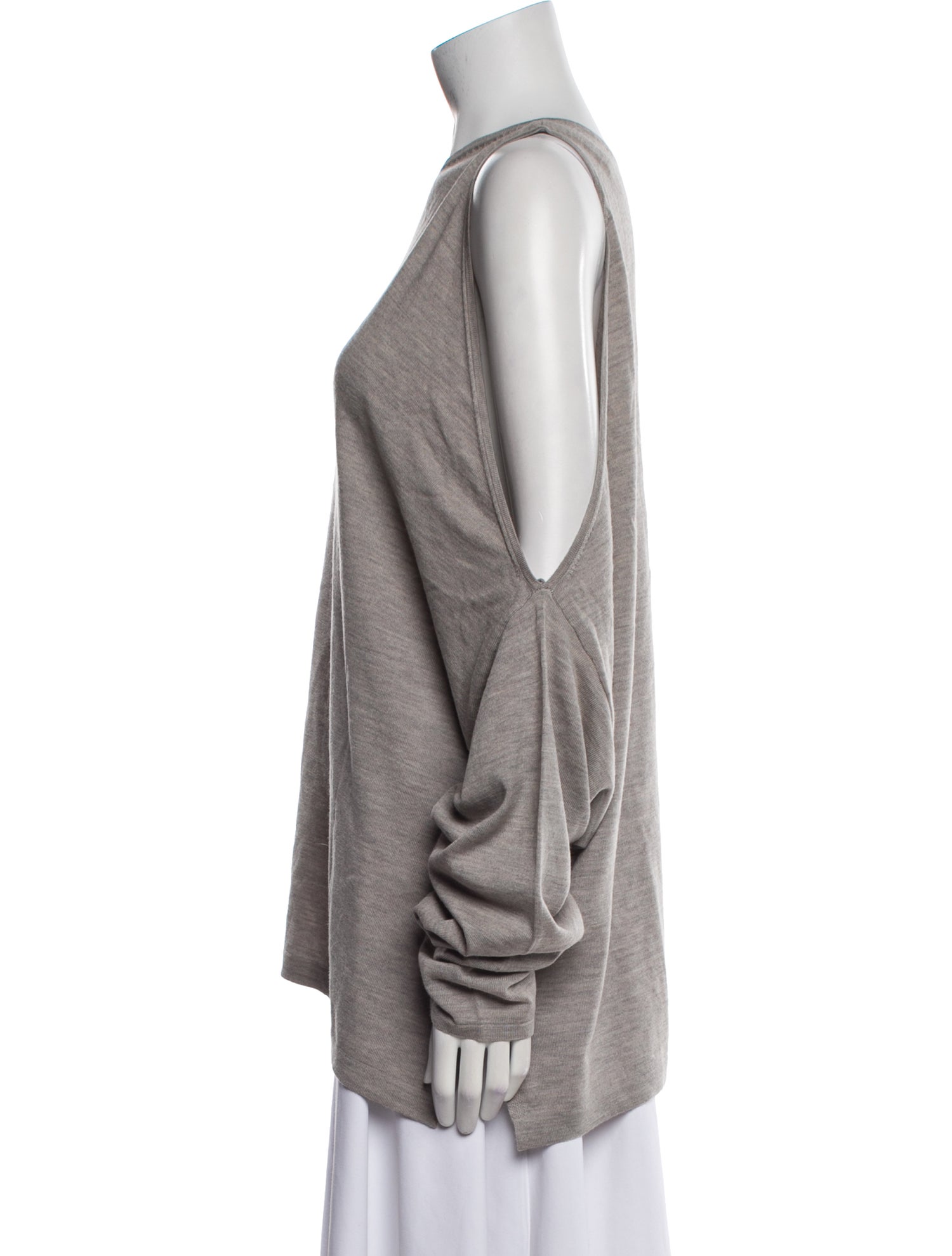 Dion Lee Merino Wool Asymmetrical Sweater