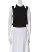 Dion Lee Crew Neck Sleeveless Crop Top