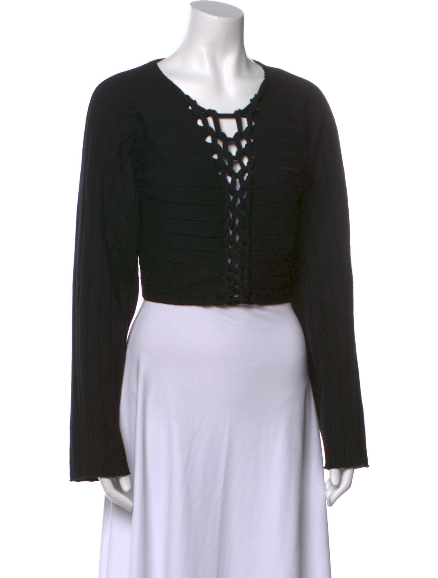 Dion Lee Wool V-Neck Sweater