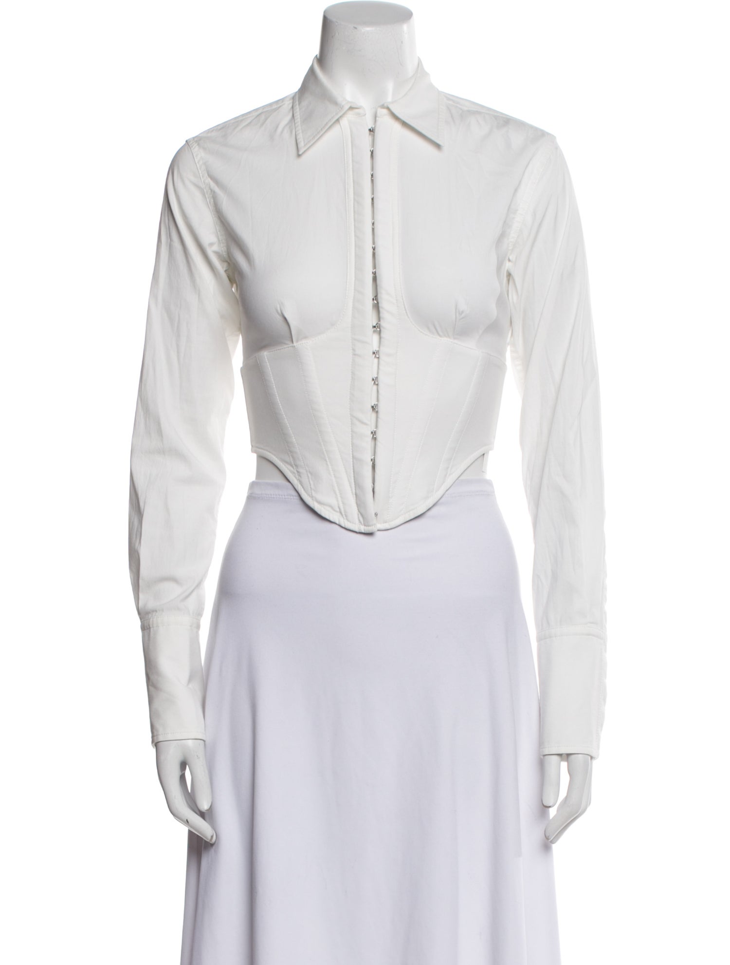 Dion Lee Long Sleeve Crop Top