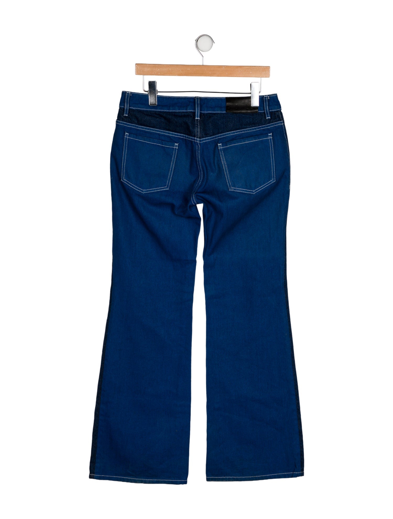 Dion Lee Mid-Rise Wide Leg Jeans