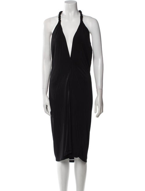 Dion Lee V-Neck Knee-Length Dress